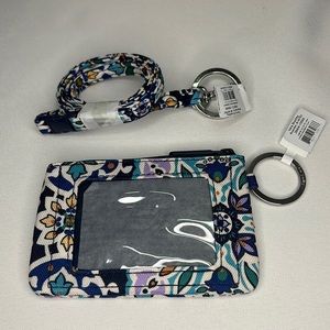 Vera Bradley Lighten Up Zip ID Case and Breakaway Lanyard! NWT